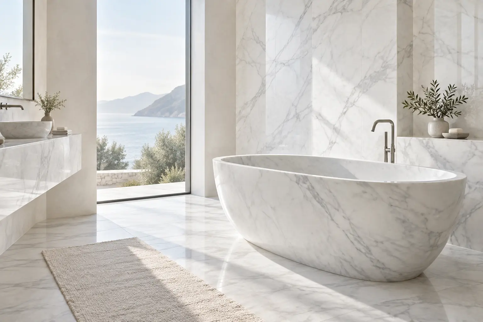 Classic White Marble Collection for UK natural stone projects